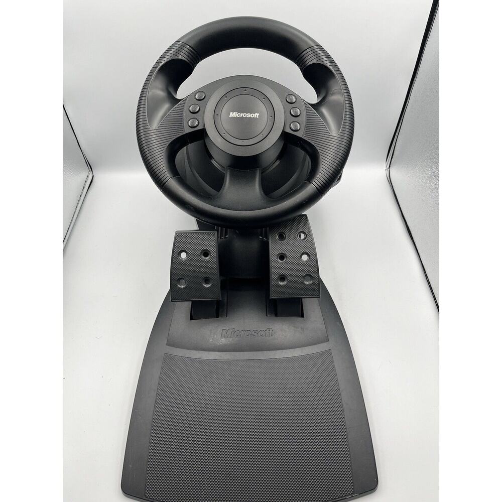 Microsoft SideWinder - Precision Racing Steering Wheel & pedals USB Version 1.0